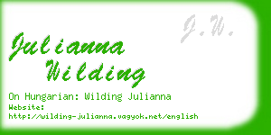 julianna wilding business card